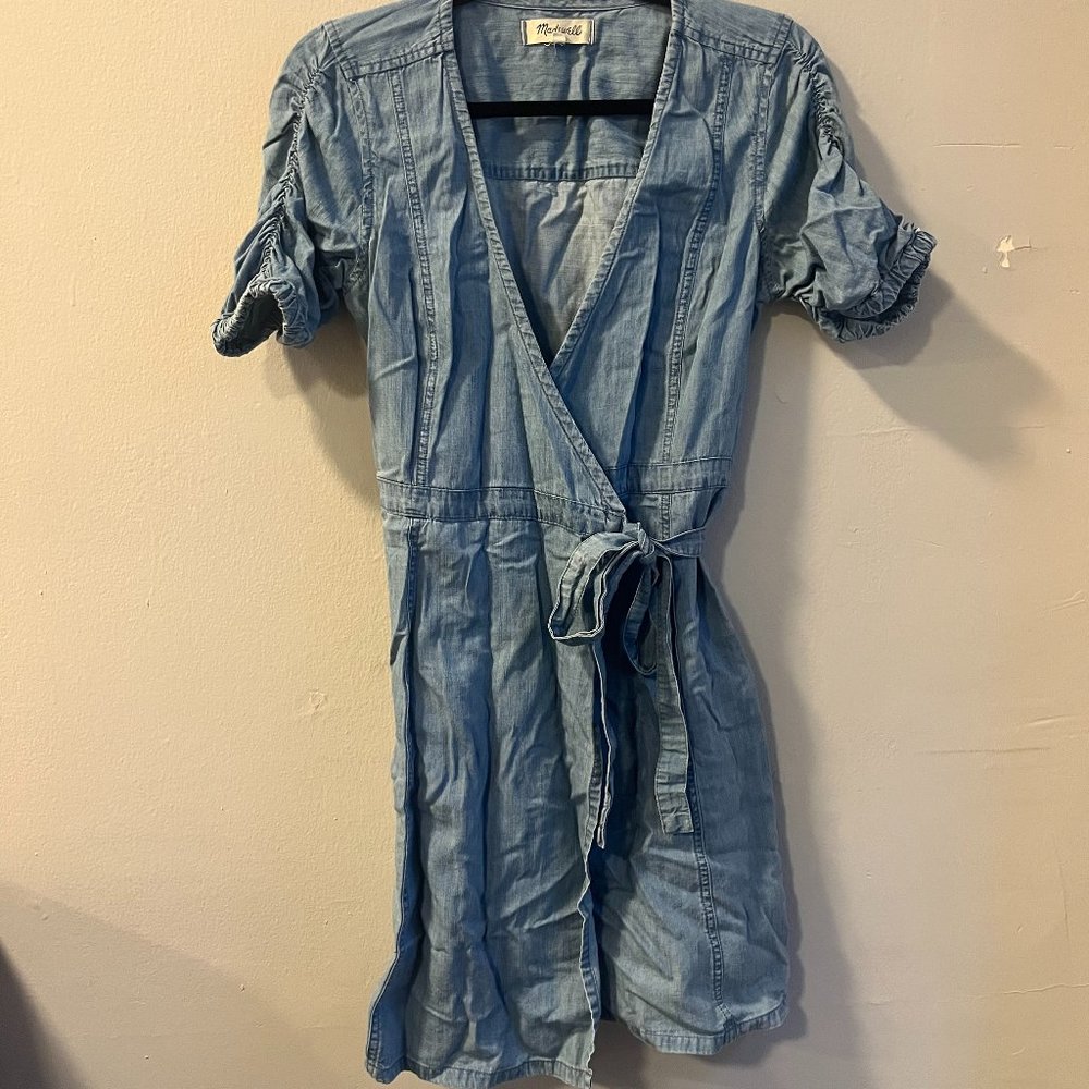 Madewell Denim Wrap Dress